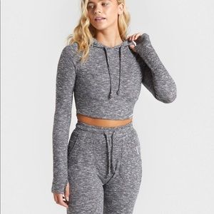 Slounge Cropped Hoodie.